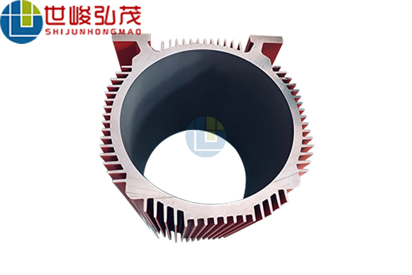 新能源汽車擠壓風(fēng)冷電機(jī)外殼鋁型材2